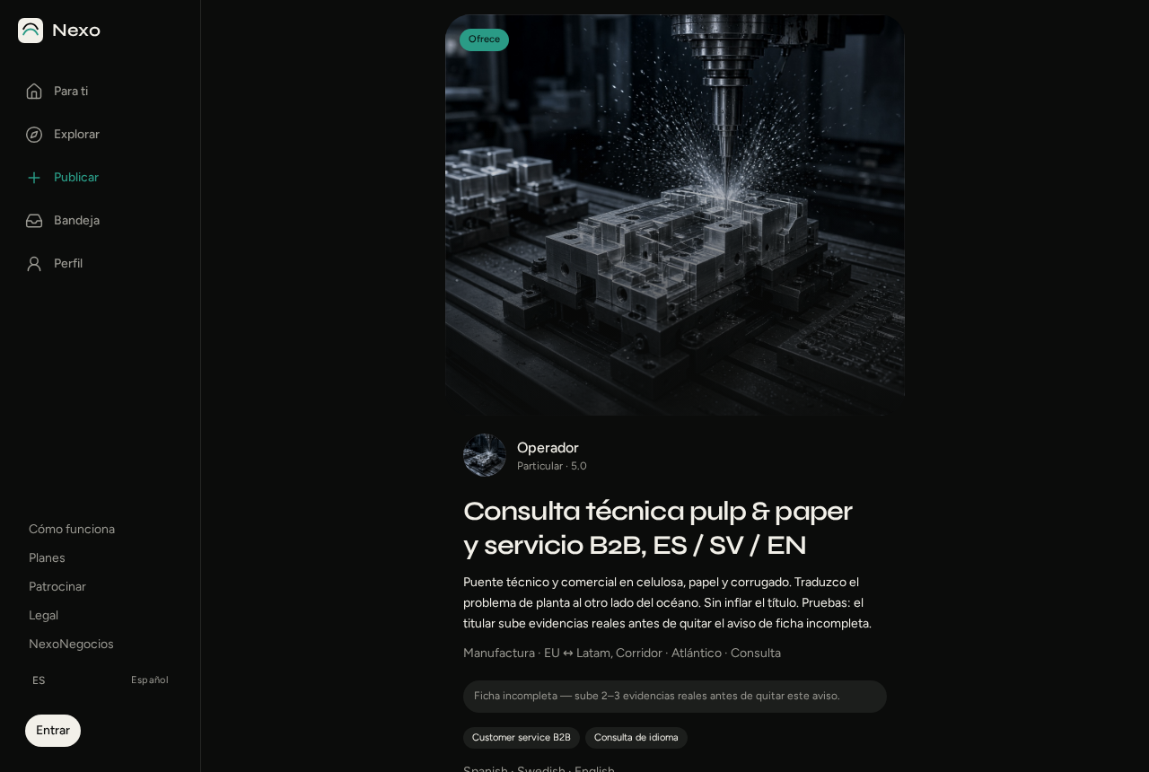 Una publicación en Nexo